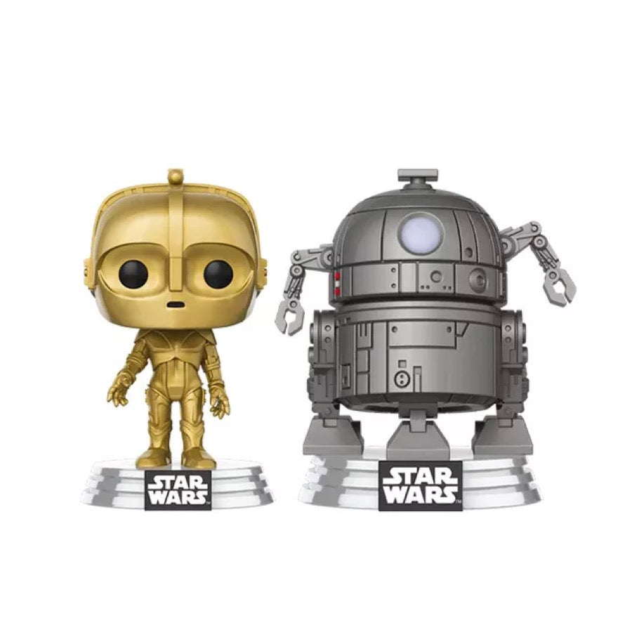 Funko Pop! Star WArs - C-3PO & R2D2 Disney Exclusive) (45 ans Star Wars )