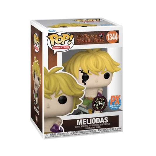 Funko Pop! The Seven Deadly Sins - Meliodas Glow Chase 1344 (Px Previews)