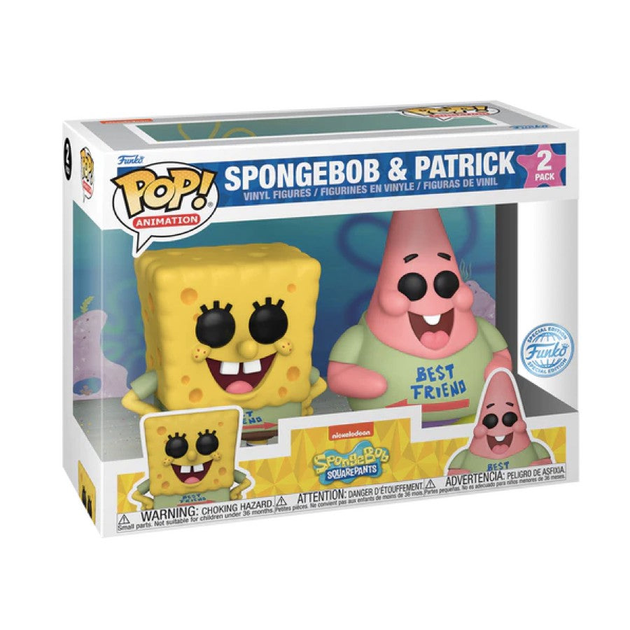 Funko Pop! SpongeBob & Patrick 2 Pack (Special Edition)