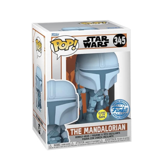 Funko Pop! Star Wars - The Mandalorian Glow In The Dark 345 (Special Edition)