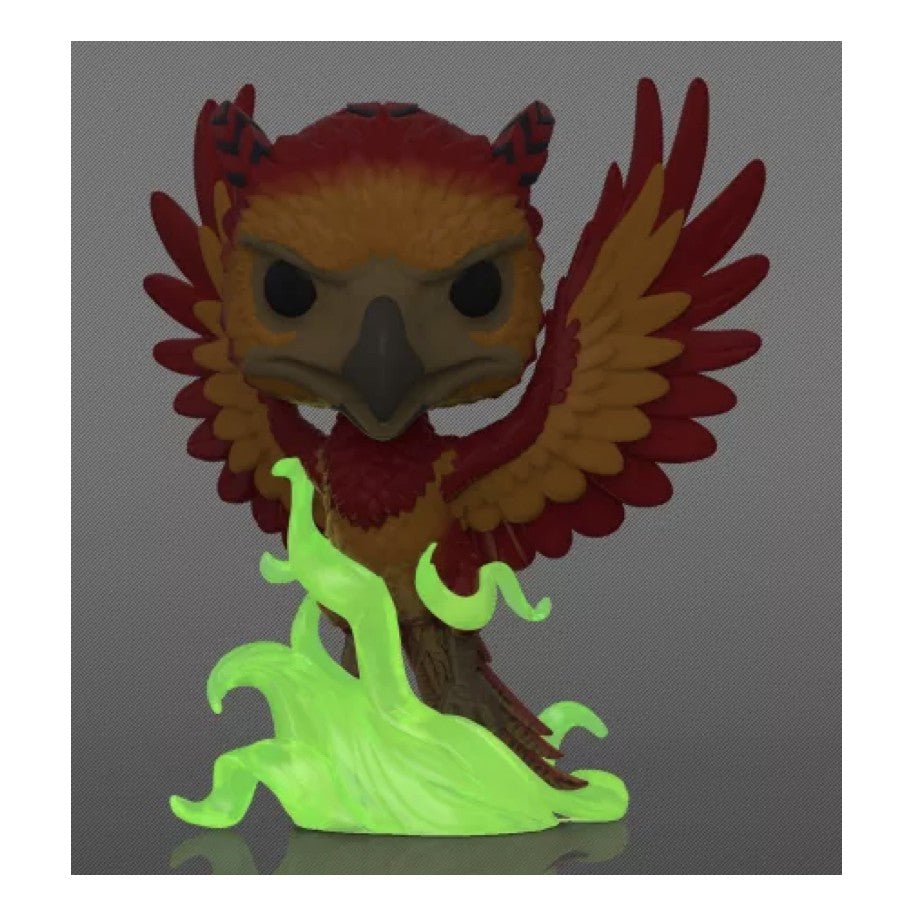 Funko Pop! T-Shirt + Fawkes the phoenix Glow In The Dark (No Stickers Special Edition)