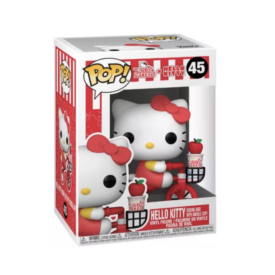 Funko Pop! Hello Kitty - Hello Kitty riding bike with noodle cup 45