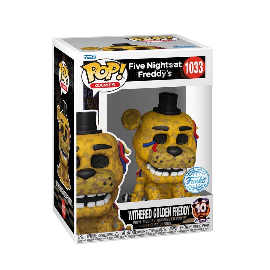 Funko Pop! Five Nights At Freddy - Withered Golden Freddy 1033 (Special edition)