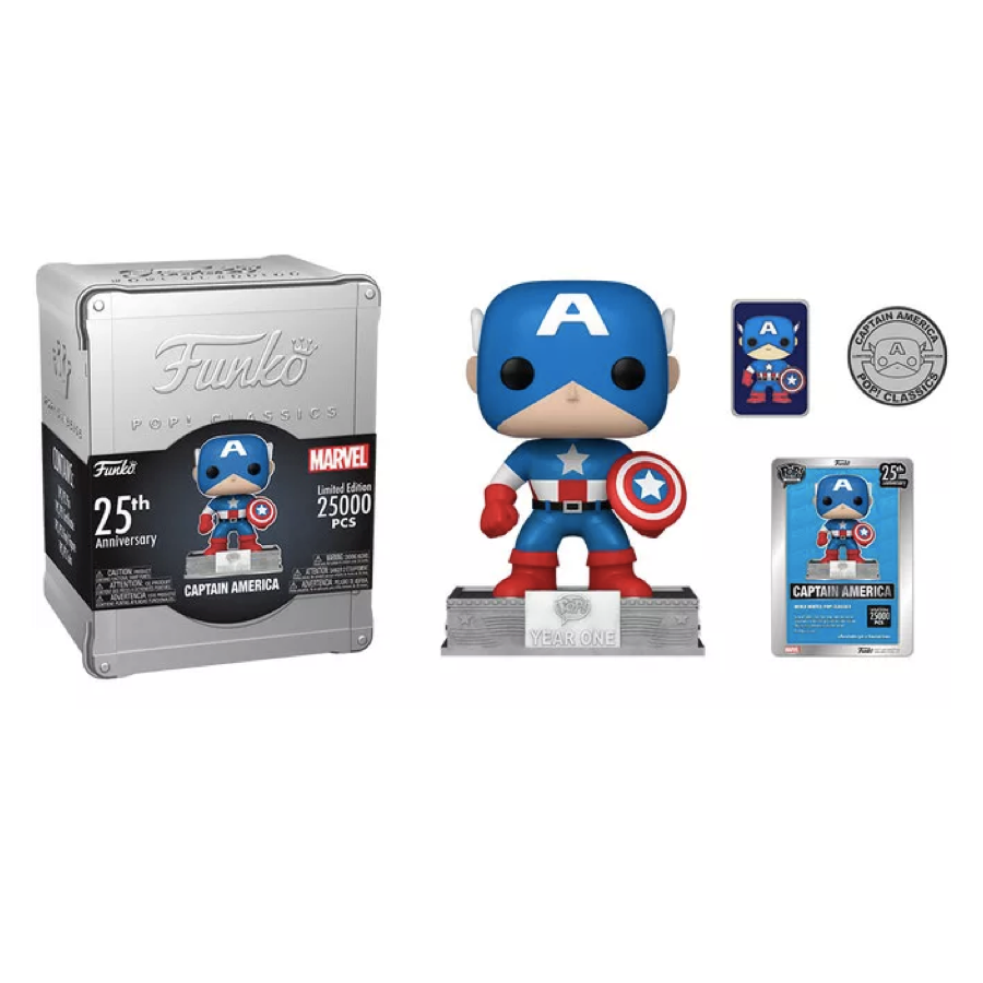 Funko Pop! Marvel - Captain America 25 Th anniversary (Limited Edition 25.000Pcs)