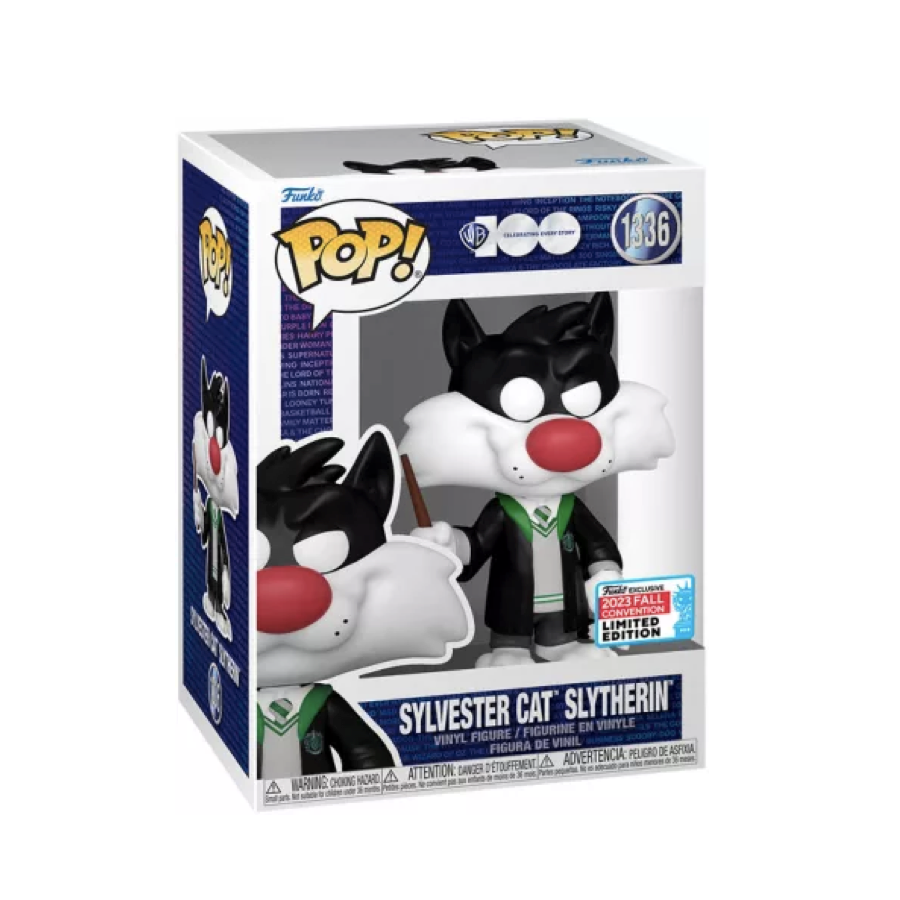 Funko Pop! Warner Bros - Sylvester Cat Slytherin 1336 Fall Convention 2023 (Limited Edition)