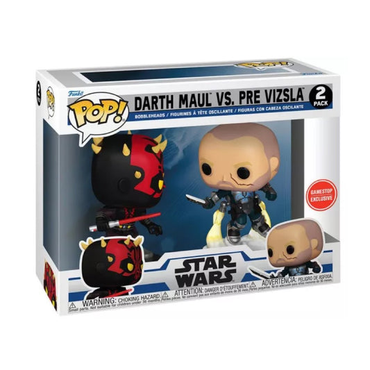 Funko Pop! Star Wars - Darth Maul vs Pre Vizsla (Gamestop Exclusive)