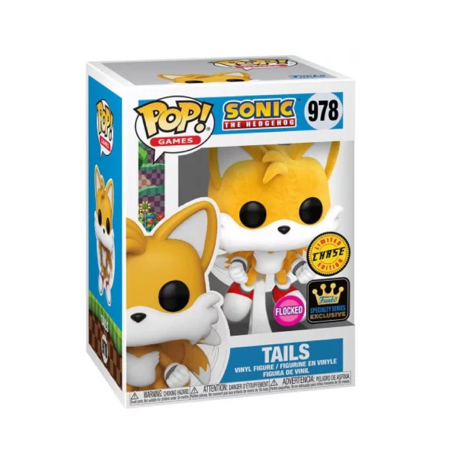 Funko Pop! Sonic - Tails Chase Flocked 978 (Speciality Series)