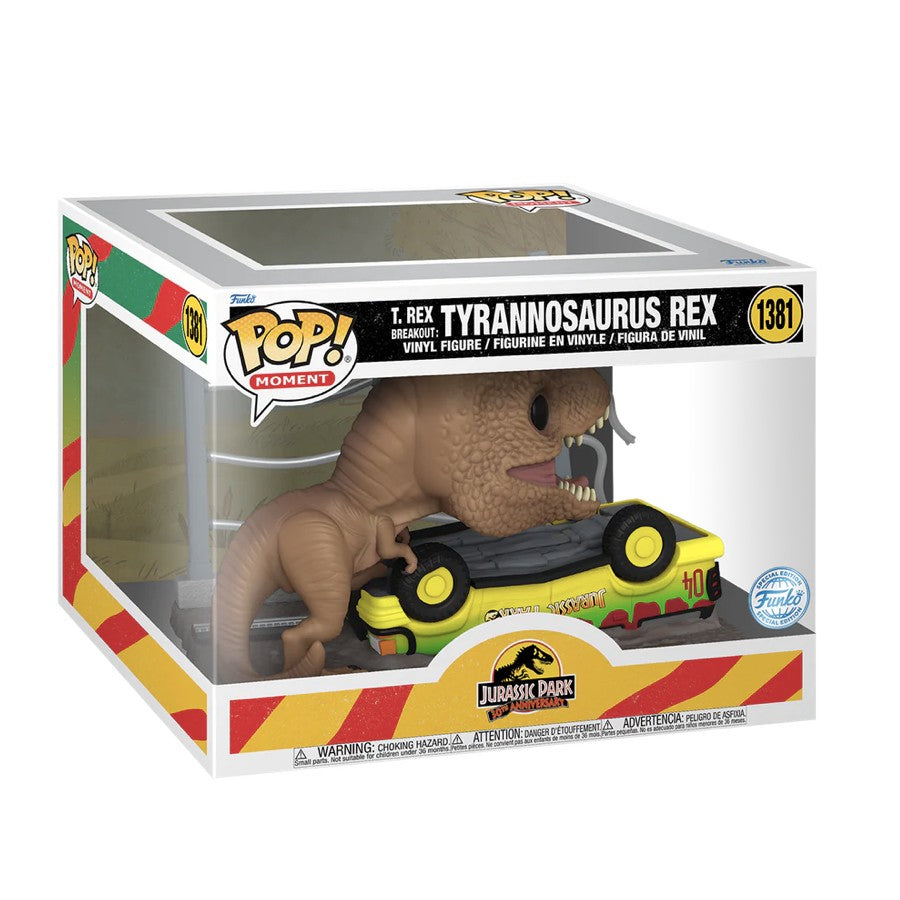 Funko Pop! Jurassic Park - T Rex Breakout : Tyrannosaurus Rex 1381 (Special Edition)