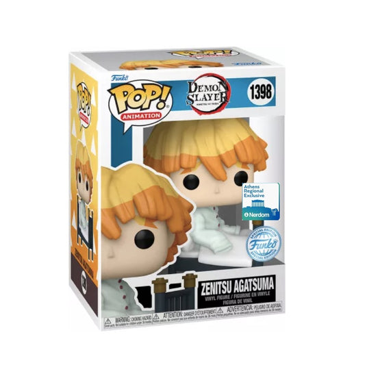 Funko Pop! Demon Slayer - Zenitsu Agatsuma in Bed 1398 (Special Edition) (Athens Exclusive)