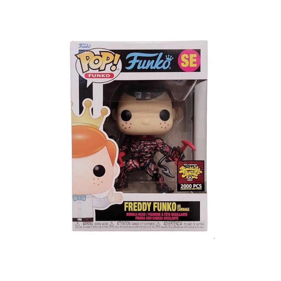 Funko Pop! Freddy Funko As Carnage Mettalic Blacklight Battle 2022 (Limited 2.000 Pcs)