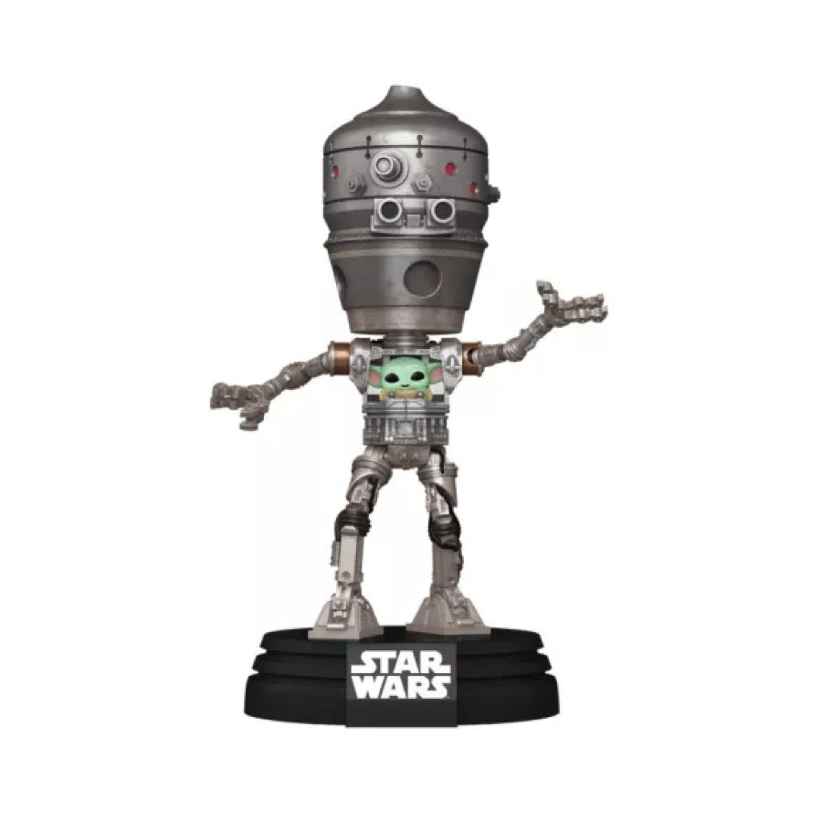 Funko Pop! Star Wars - IG-12 with Grogu - Lights and Sound (Funko Exclusive)