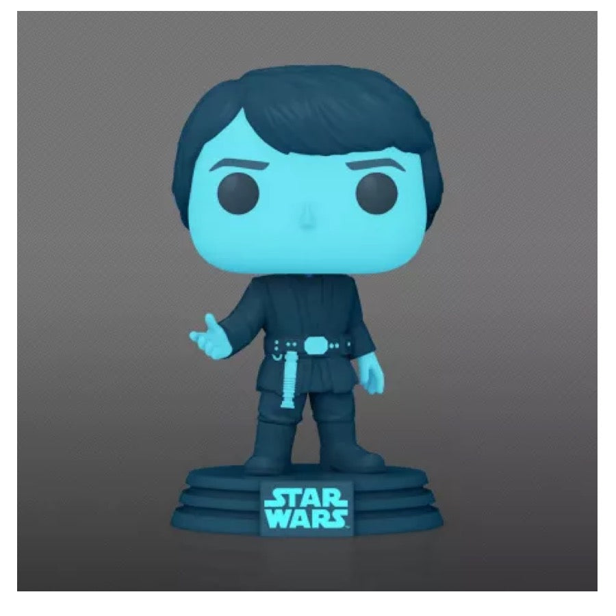 Funko Pop! Star Wars - Holographic Luke Skywalker - Glow in the Dark 615 (Special Edition)