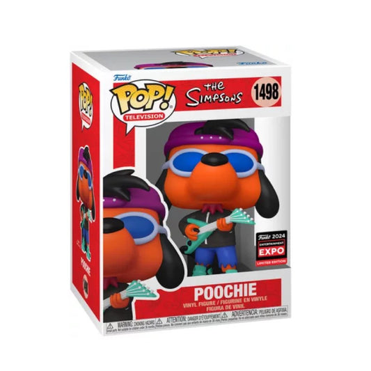 Funko Pop! The Simpsons- Poochie 1498 Entertainment Expo Shared (Limited Edition)