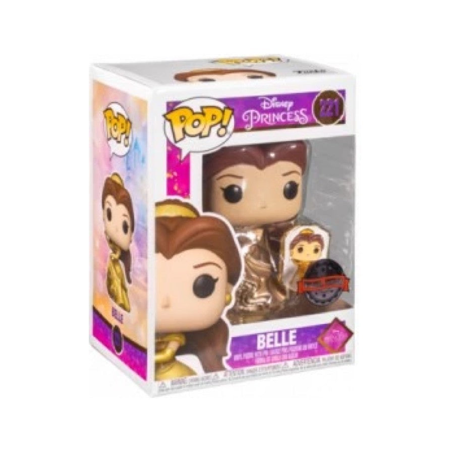 Funko Pop! Disney !Abimé! - Belle with Pin 221 (Special Edition) –  MyPopParadise