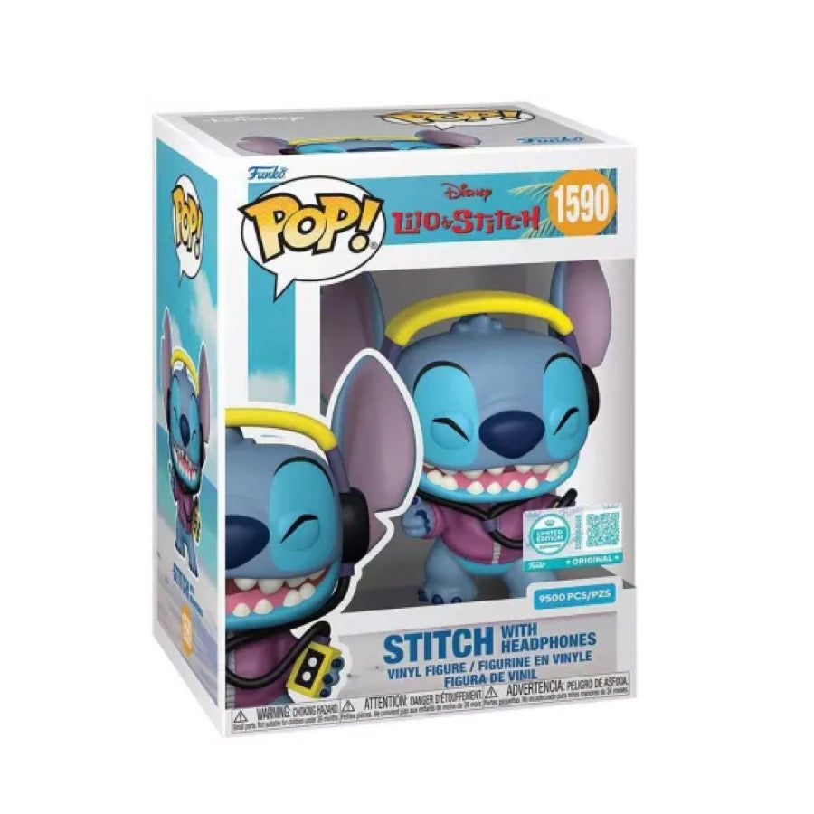 Funko Pop! Disney - Stitch with Music Headphones 1590 ( Limited Edition 9,500 Pcs)