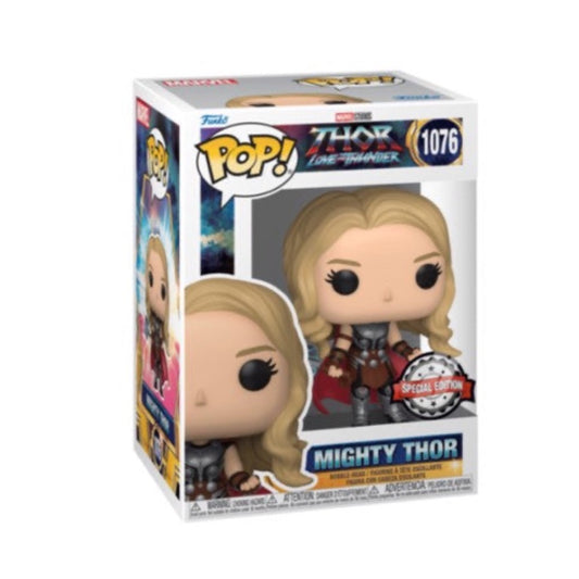 Funko Pop! Thor Love And Thunder Mighty thor 1076 Special Edition