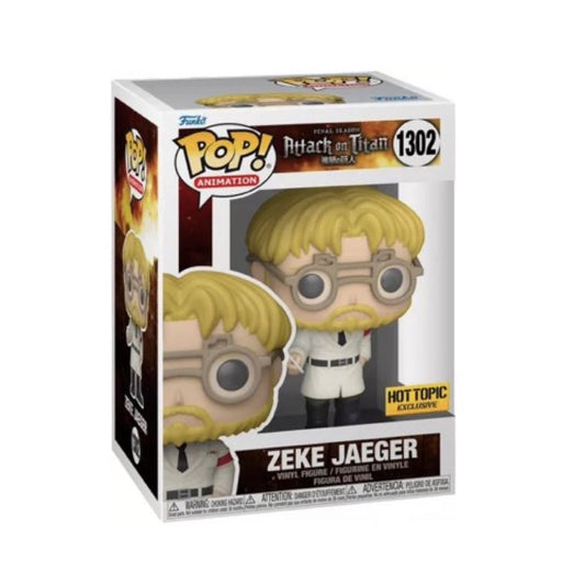 Funko Pop! Attaque des Titans - Zeke Jaeger 1302 (Hot Topic Exclusive)
