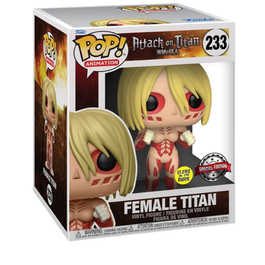 Funko Pop! Attack on Titan Female Titan Glows in the dark 233 (Special edition)