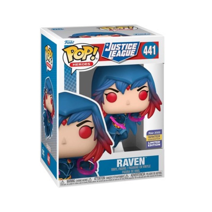 Funko Pop! Justice League Raven 441 Winter Convention 2022