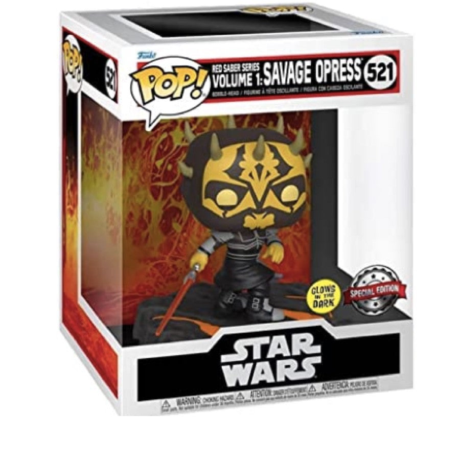 Funko Pop! Star Wars - Savage Opress 521 Glow In The Dark (Special Edition)
