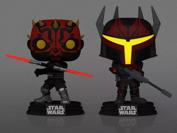 Funko Pop! Star wars - Darth Maul & Gar Saxon 2 Pack Glow In The Dark (Special Edition)