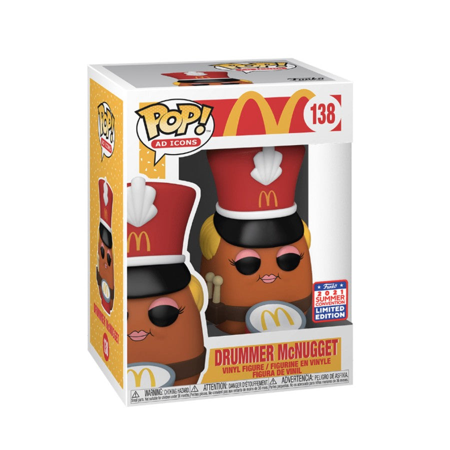 Funko Pop! Mcdonalds - Drummer McNuggets 138 Summer Convention 2021 (Limited Edition)