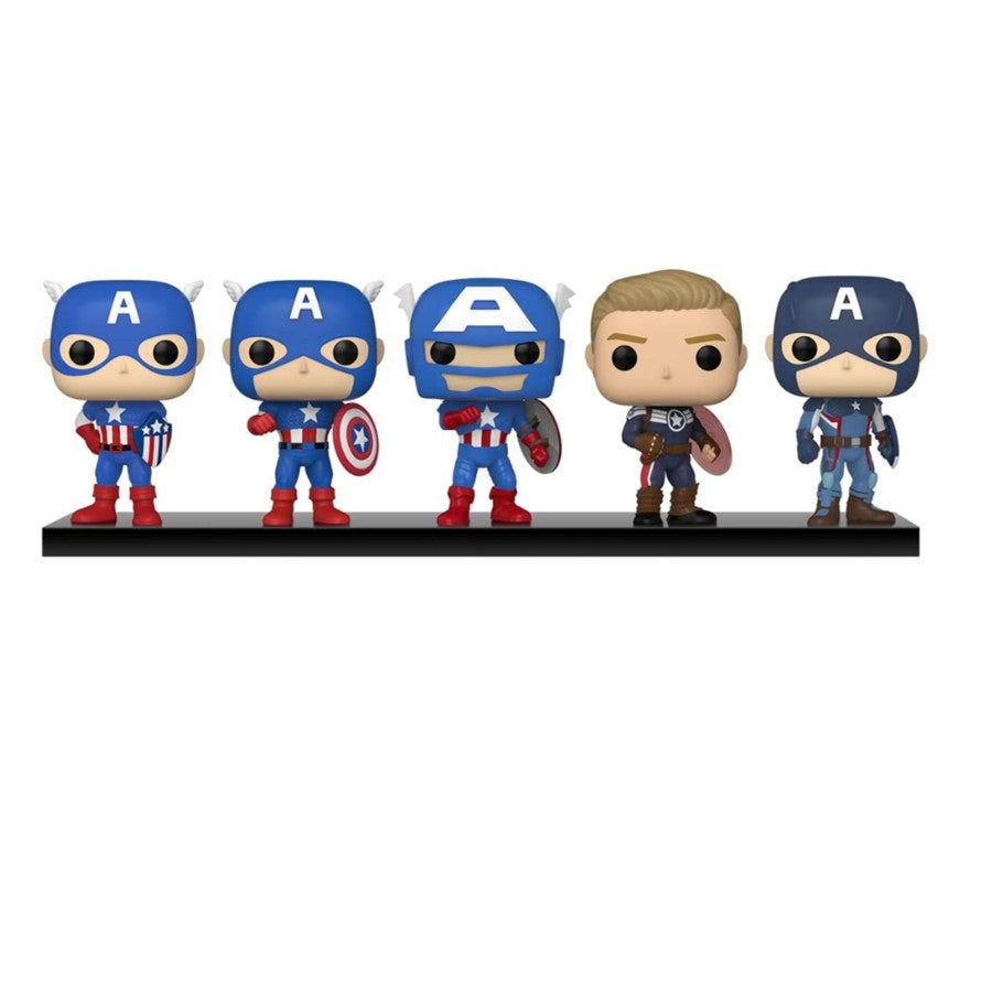 Funko Pop! Marvel - Captain America : Through the ages 5 Pack (Amazon Exclusive)