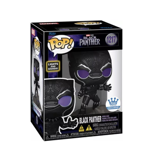 Funko Pop! Marvel - Black Panther - Black Panther Lights and sounds 1217 (Funko Exclusive)