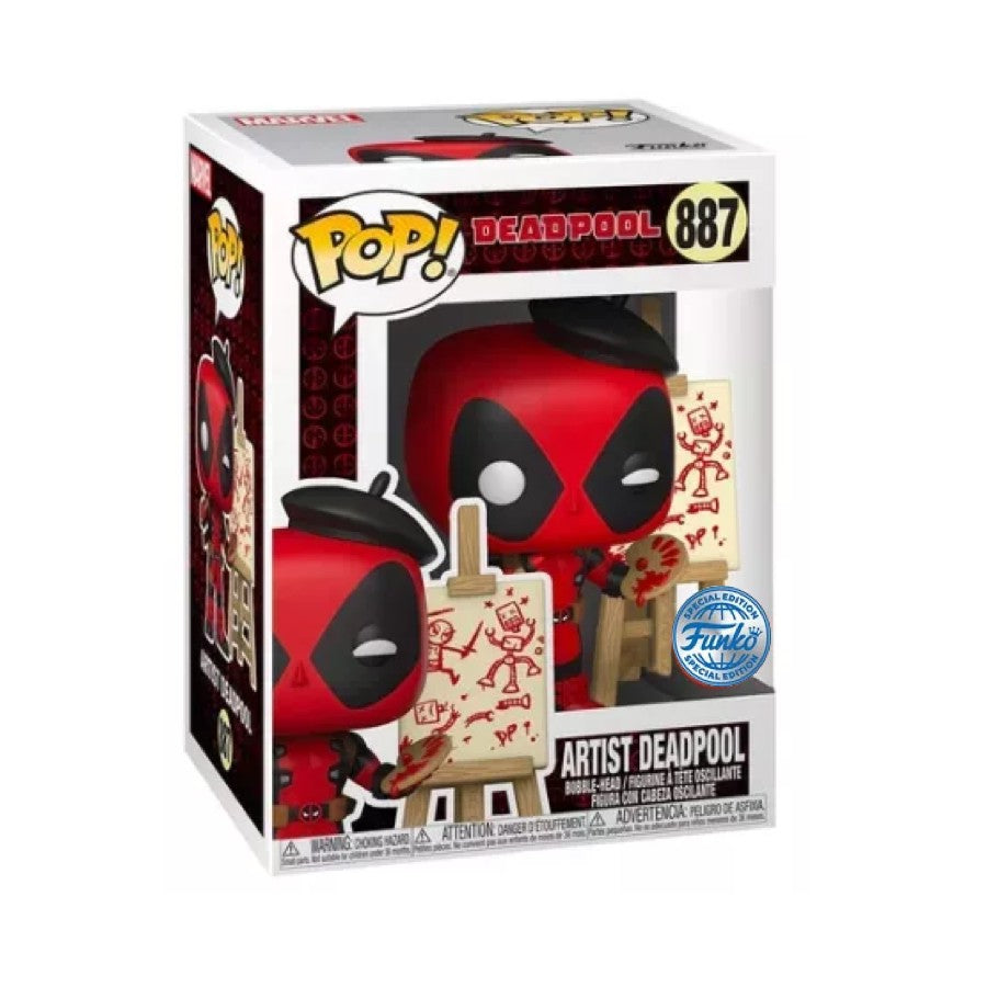 Funko Pop! Marvel - Artist Deadpool 887 (Special Edition)