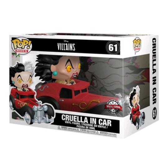 Funko Pop! Disney - Vilains - Cruella In Car 61 (Special Edition)