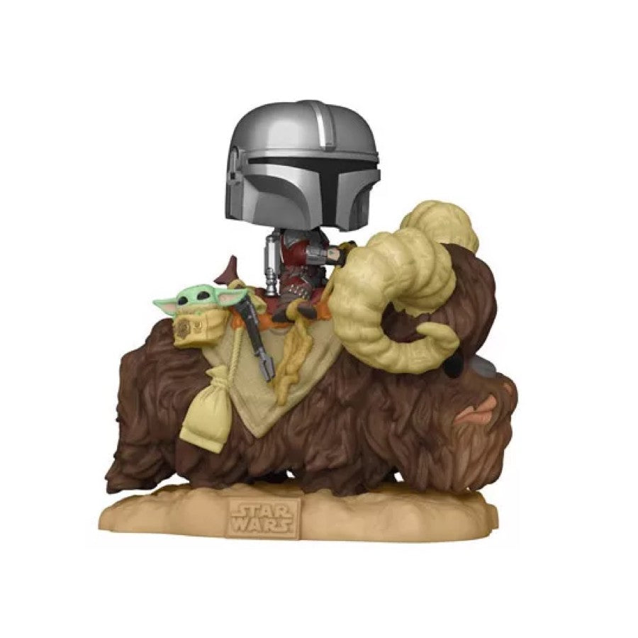 Funko Pop! Star Wars - Mandalorian On Bantha With Child 416
