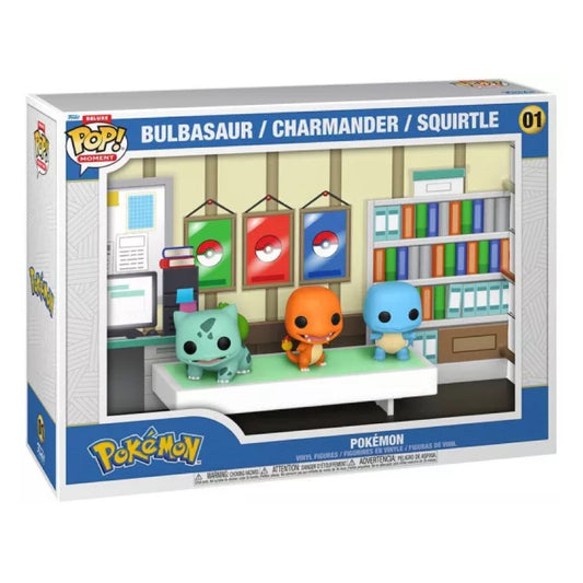 Funko Pop! Pokemon - Bulbasaur - Charmander - Squirtle Starters 01
