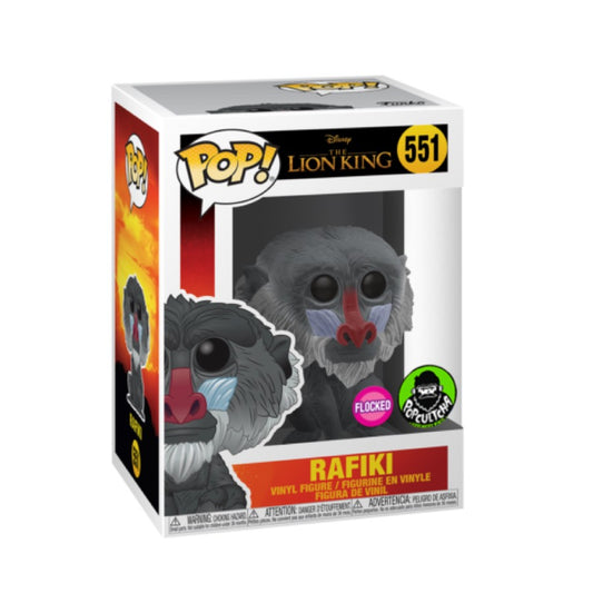 Funko Pop! Disney - Lion King ! Rafiki flocked 551 (Popcultcha Exclusive)