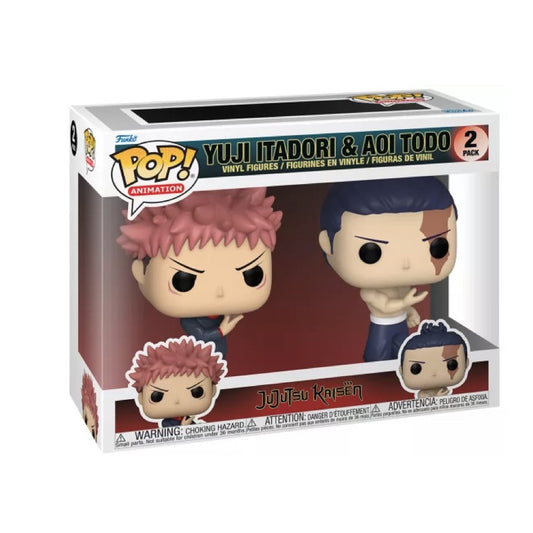 Funko Pop! Jujutsu Kaisen - Yuji Itadori & Aoi Todo 2 Pack