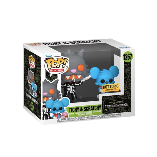 Funko Pop! The SImpsons - Itchy & Scratchy 1267 (Hot Topic Exclusive)