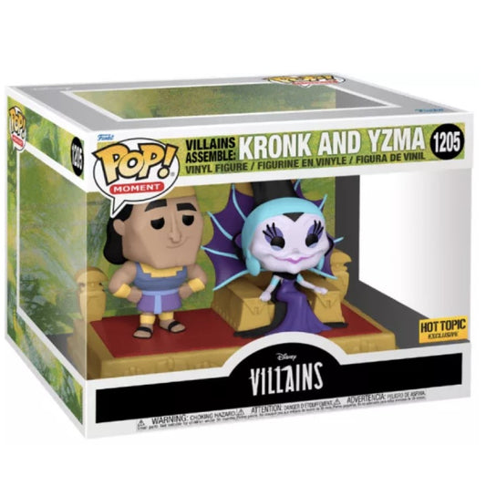 Funko Pop! Disney - Yzma & Kronk Assemblée Vilains 1205 (Hot Topic Exclusive)