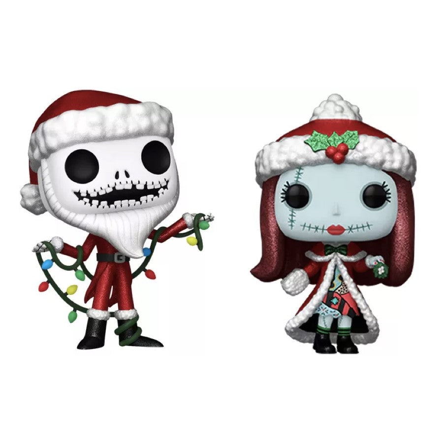 Funko Pop! Disney -Santa Jack & Christmas Sally Diamond 2 Pack (Funko Exclusive)