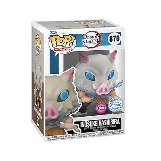 Funko Pop! Demon Slayer - Inosuke Hashibira Flocked  875 (Special Edition)