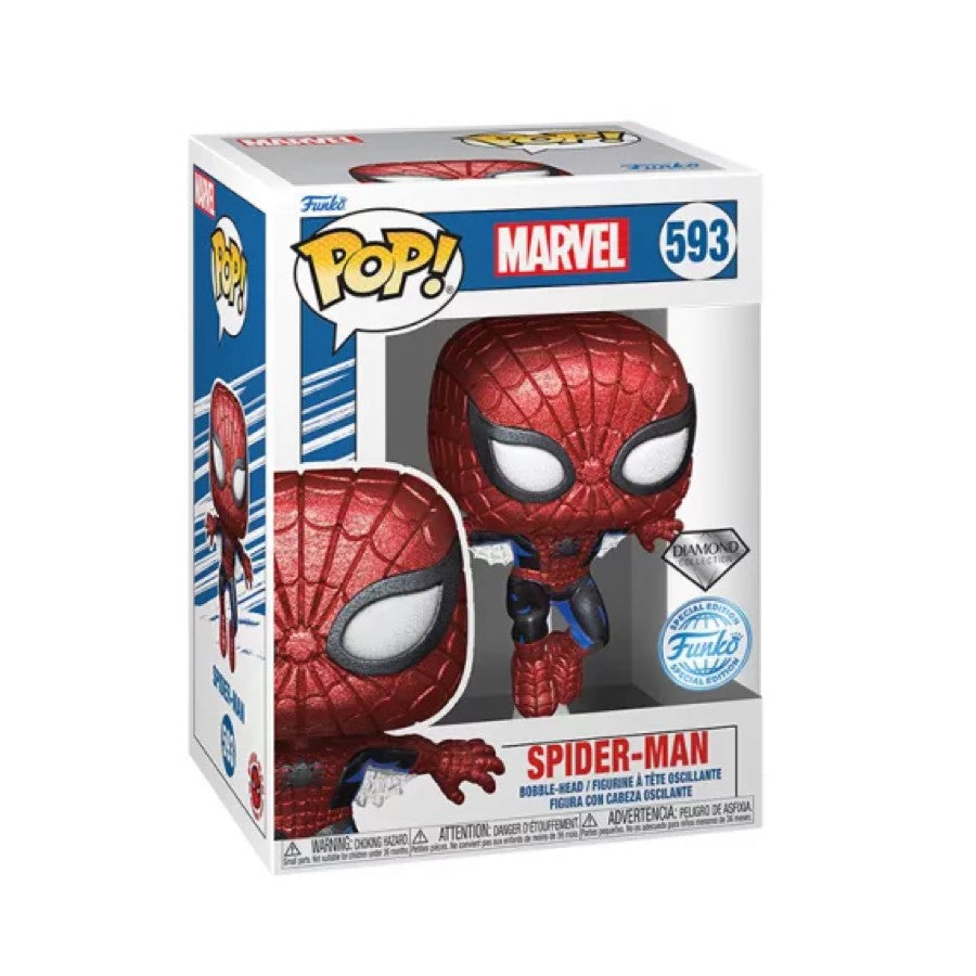 Funko Pop! Marvel - Spider Man Diamond 593 (Special Edition)
