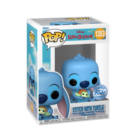 Funko Pop! Disney - Lilo & Stitch - Stitch with turtle 1353 (Special Edition)