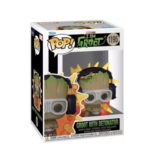 Funko Pop! I am Groot - Marvel - Groot With Detonator 1195