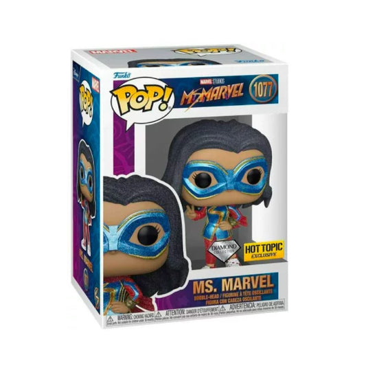 Funko Pop! MS. Marvel 1077 Diamond collection (Hot topic exclusive)