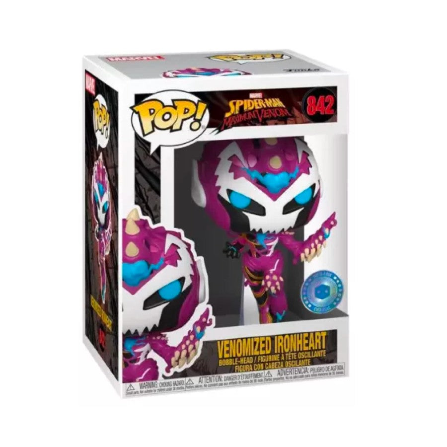 Funko Pop! Spider-Man Maximum Venom - Venomized Ironheart 842 (Pop in a box exclusive)