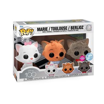 Funko Pop! Disney - Marie Toulouse Berlioz Flocked 3 pack (Special Edition)