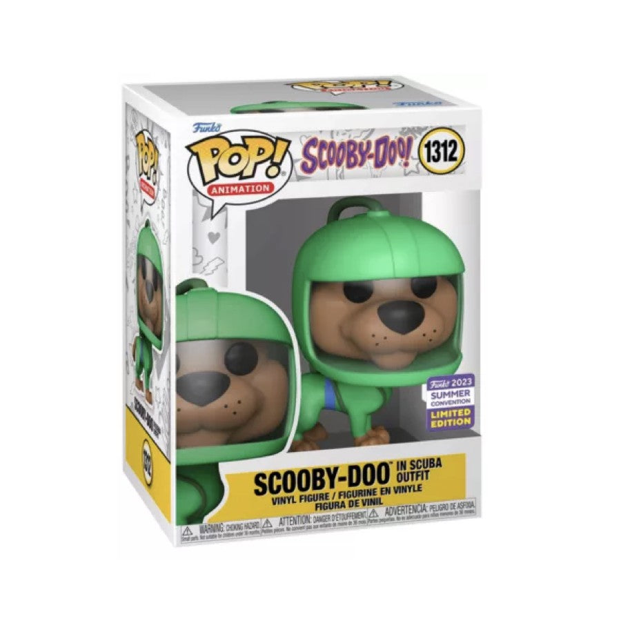 Funko Pop! Scooby-Doo in scuba outfit 1312 Summer Convention 2023 (Limited Edition)