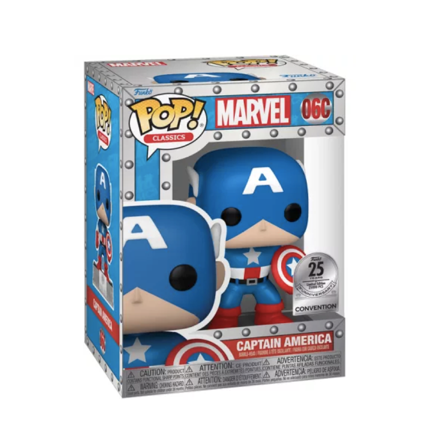 Funko Pop! Marvel - Captain America 25 Th anniversary (Limited Edition 25.000Pcs)