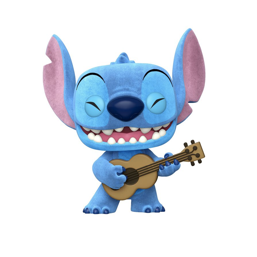 Funko Pop! Disney - T shirt Stitch - Stiitch Ukulele Flocked