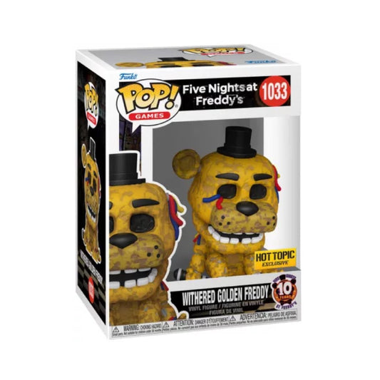 Funko pop! Five Nights At Freddy's - Withered Golden Freddy 1033 (Hot Topic Exclusive)