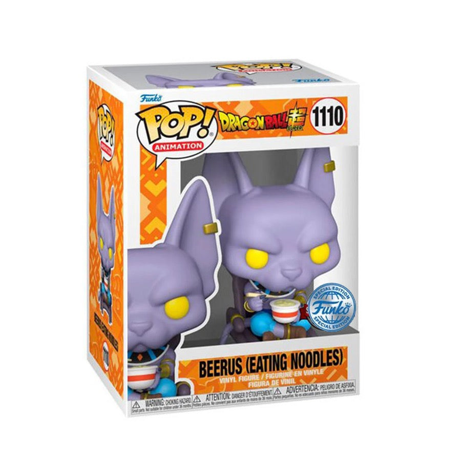 Funko Pop! DragonBall - Beerus Eating Noodles 1110 (Special Edition)