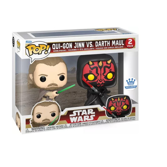 Funko Pop! Star Wars - Qui Gon Jinn & Darth Maul (Funko Exclusive)